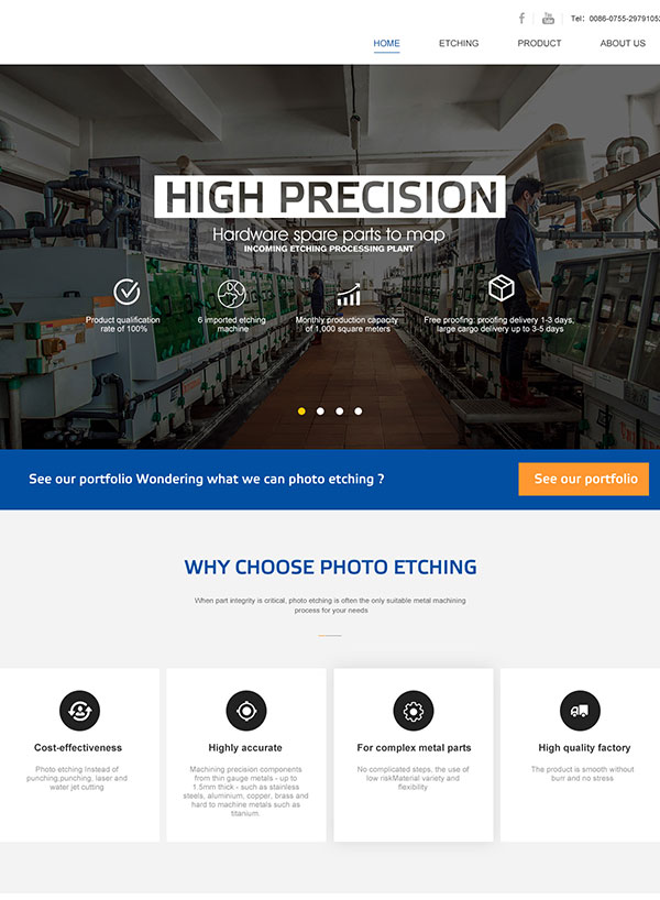 深圳市鑫海森自適應英文網(wǎng)站建設案例