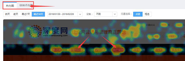 深度網(wǎng)百度熱力圖示例 深度網(wǎng)百度熱力圖示例