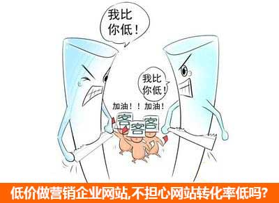 低價做營銷企業(yè)網(wǎng)站存在的弊端